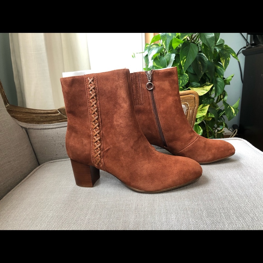 New Earth Sparta Suede boots - Cinnamon - Size 8